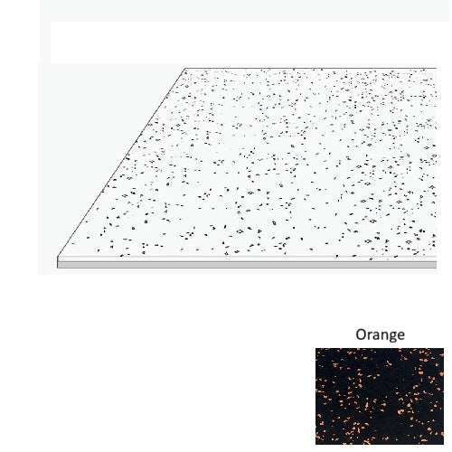 VersaDUEL Rubber Orange Rubber Flooring Tile  1