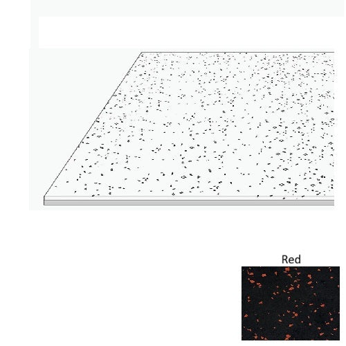 VersaDUEL Rubber Red Rubber Flooring Tile  1