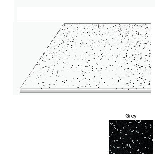 VersaDUEL Rubber Grey Rubber Flooring Tile  1