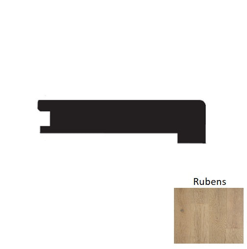 Louvre Wood Rubens Square Flush Stair Nose Wire Brushed 1