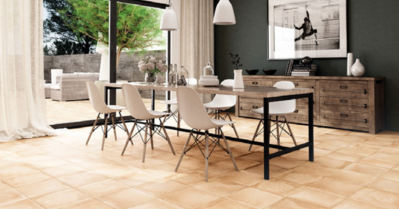 Rustic Crema Matte 230637-FL