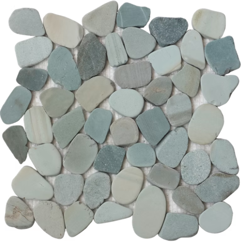 Pebble T G F Interlocking Mosaic Honed 1