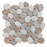 Pebble Dusty Rose Interlocking Mosaic Honed 1
