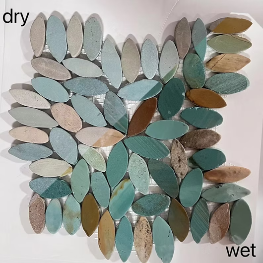 Pebble Spring Interlocking Mosaic Honed 2