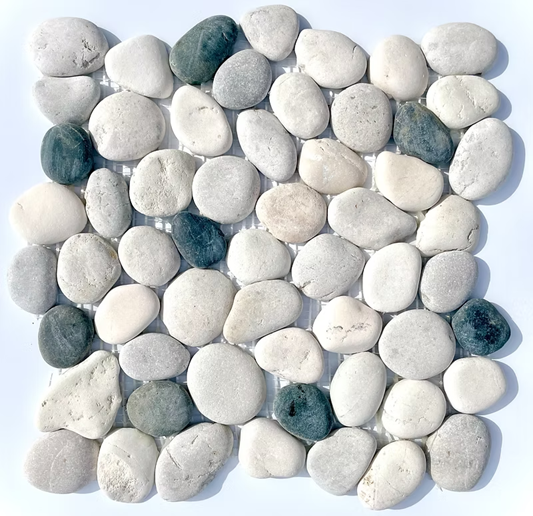 Pebble Wonderland Interlocking Mosaic Honed 1