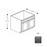 Framed Shaker Deluxe Wood Modern Slate Base Cabinet Natural clear coat 1