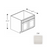 Framed Shaker Classic Wood Dove White Base Cabinet Natural clear coat 1