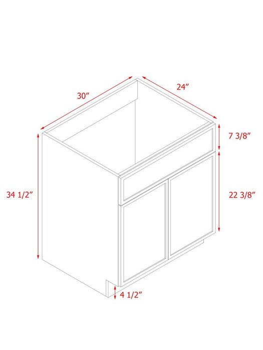 Shady Oak Wood Base Cabinet 4