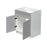 Mallorca Dolphin Gray Wood Base Cabinet 2
