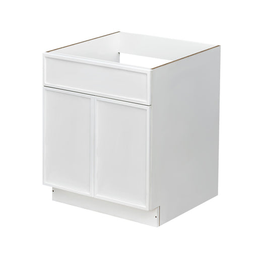 Shady White Wood Base Cabinet 1