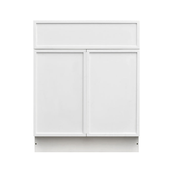 Shady White Wood Base Cabinet 3