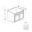Framed Shaker Premium Wood White Shaker Base Cabinet Natural clear coat 1