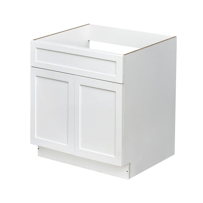 Mallorca White Wood Base Cabinet 1
