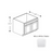 Framed Shaker Premium Wood Micro White Shaker Base Cabinet Natural clear coat 1