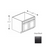 Framed Shaker Signature Wood Onyx Black Base Cabinet Natural clear coat 1