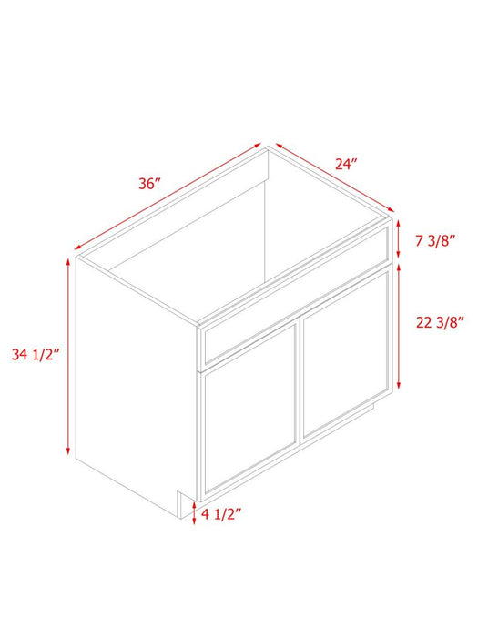 Shady Oak Wood Base Cabinet 4