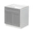 Mallorca Dolphin Gray Wood Base Cabinet 1