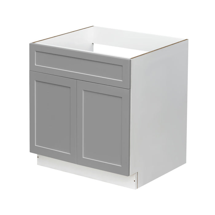 Mallorca Dolphin Gray Wood Base Cabinet 1