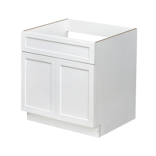 Mallorca White Wood Base Cabinet 1