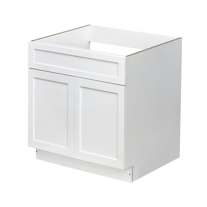 Mallorca White Wood Base Cabinet 1