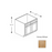 Framed Shaker Deluxe Wood Honey Wheat Base Cabinet Natural clear coat 1