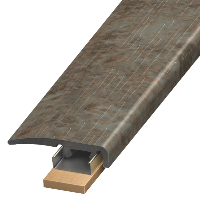 Discontinued Co Vinyl Midnight Slate Slim Cap with Slim Track and (2) Versatrack Shims Aluminum Oxide 1