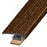 Standard Color Vinyl Old World Oak Slim Cap with Slim Track and Versatrack Shim Aluminum Oxide 1