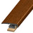 Standard Color Vinyl New Borneo Teak Slim Cap with Slim Track and (2) Versatrack Shims Aluminum Oxide 1