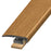 Standard Color Vinyl Sherwood Oak Slim Cap with Slim Track and Versatrack Shim Aluminum Oxide 1
