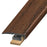 Standard Color Vinyl Barnwood Slim Cap with Slim Track and (2) Versatrack Shims Aluminum Oxide 1