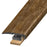 Standard Color Vinyl Georgetown Oak Slim Cap with Slim Track and (2) Versatrack Shims Aluminum Oxide 1