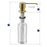 Brass Brushed Gold Soap Dispenser Brushed Gold 2
