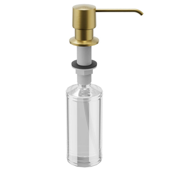 Brass Brushed Gold Soap Dispenser Brushed Gold 1
