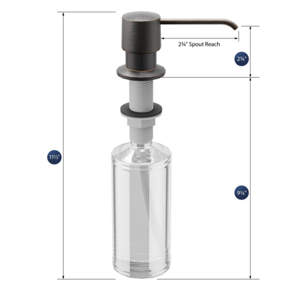 Brass Oil Rubbed Bronze Soap Dispenser Oil-Rubbed Bronze 2
