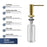 Brass Brushed Gold Soap Dispenser Brushed Gold 3