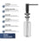 Brass Gunmetal Grey Soap Dispenser Gunmetal Grey 3