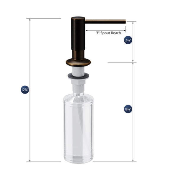 Brass Oil Rubbed Bronze Soap Dispenser Oil-Rubbed Bronze 2