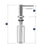Brass Stainless Steel Soap Dispenser Stainless Steel 2