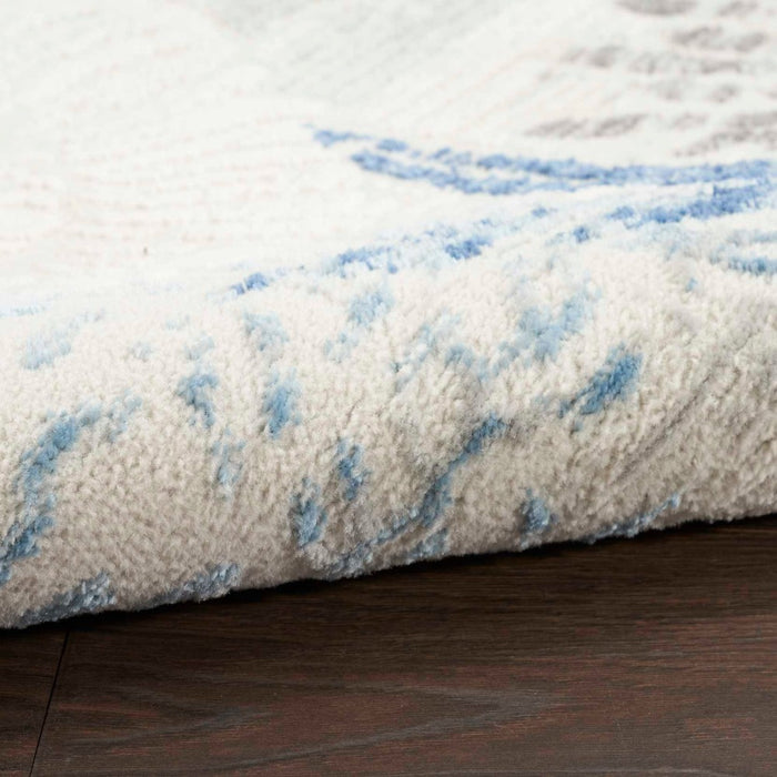 Seaside Polypropylene & Polyester Ivory Grey Blue IVGRB