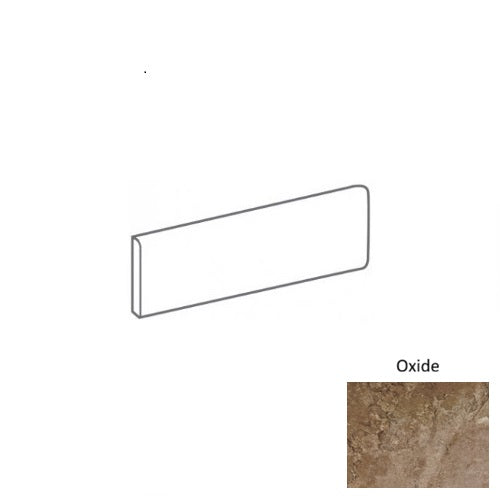 Ombriva Oxide Porcelain Floor & Wall Trim - 3" x 12" Bullnose