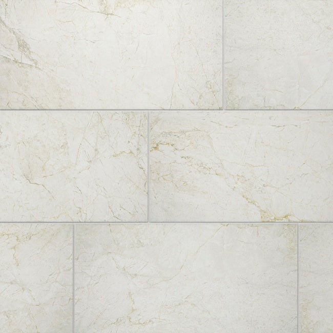 Core Fundamentals Platinum Porcelain Alabaster SL75 Tile Matte 4