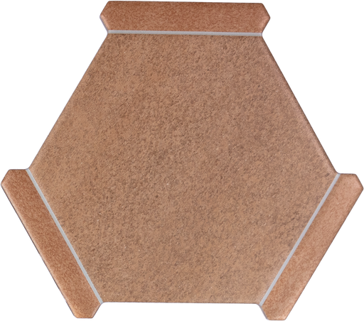 Avant Hexagon Porcelain Slate Cotto Tile Matte 3
