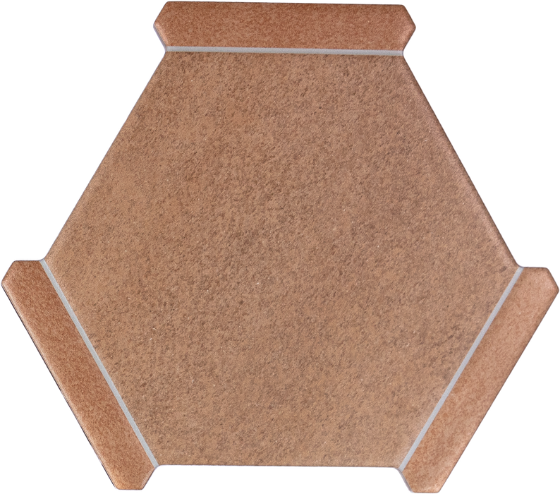 Avant Hexagon Porcelain Slate Cotto Tile Matte 3