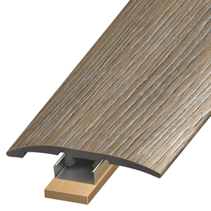 Proplus Vinyl Coastline Slim Trim with Slim Track and Versatrack Shim Aluminum Oxide 1