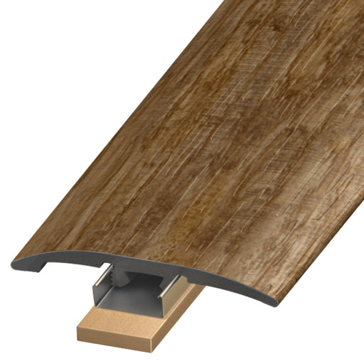 Standard Color Vinyl Georgetown Oak Slim Trim with Slim Track and 2 Versatrack Shims Aluminum Oxide 1