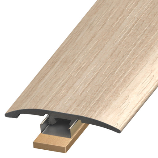 Standard Color Vinyl Select Elm Slim Trim with Slim Track and 2 Versatrack Shims Aluminum Oxide 1