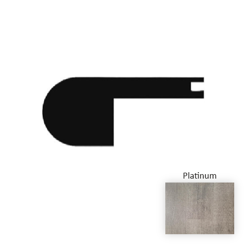 1800 Series Platinum II Luxury Vinyl Moulding / Trim - 94" Flush Stair Nose