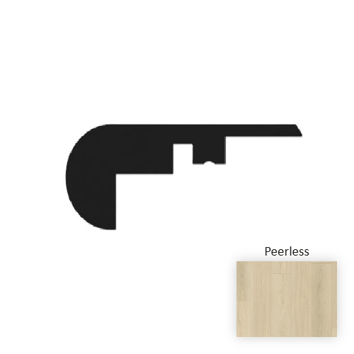 Paradise Peerless Laminate Wood Moulding / Trim - 94" Overlap Stair Nose