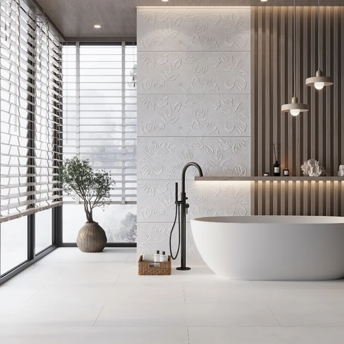 Solara Ceramic Blanco Tile Matte 4