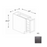 Framed Shaker Deluxe Wood Modern Slate Base Cabinet Natural clear coat 1